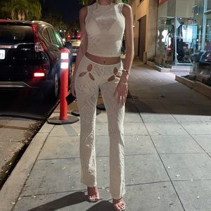 Tan I am Gia set (xxs bottoms and xs top) comes with everything only worn once